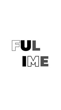 Full Time Typography Animation Flicker Effect for Football Sports Broadcast Graphics 4K.