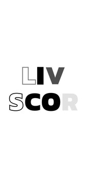 Live Score Text Animation Flicker Football Sports Broadcast Graphics Title in 4K.