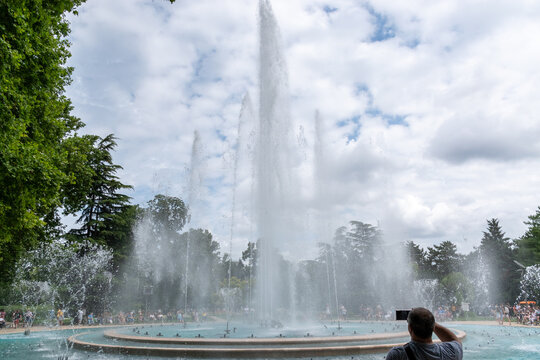 Musical Fountain On Margaret Island