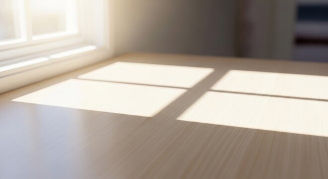 Sunlit Wooden Floor Background

