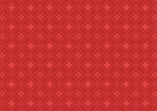 Lunar New Year Pattern - Red pattern design for Lunar or Chinese New Year.
