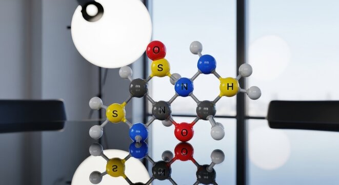DNA, molecular structure, 3D model, biology, science illustration