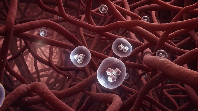 Skeletal muscle GLUT4 vesicle translocation and insulin metabolic stimulation
