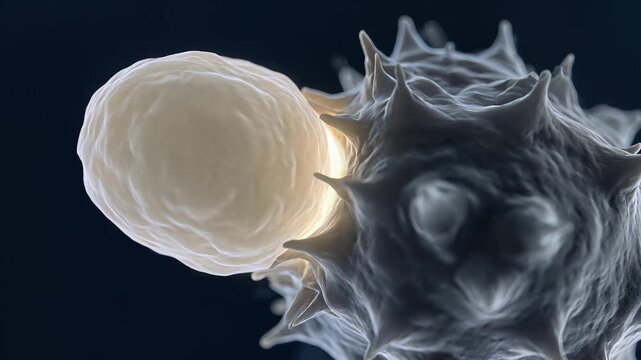 Natural killer cell immunological synapse and mutated target cell adhesion