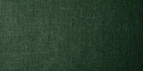 Fototapeta premium Green cloth fabric texture background. Seamless pattern material. Plain simple festive wallpaper design.