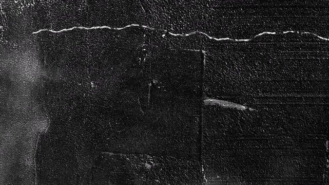 Abstract dark black grunge texture with subtle distressed wavy light lines.