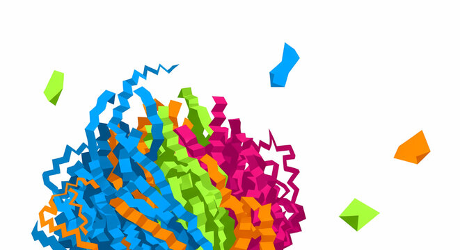 Colorful party confetti background