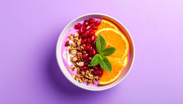 Healthy Fruit Smoothie Bowl