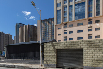 Fototapeta premium Cityscape of Hohhot, Inner Mongolia, China