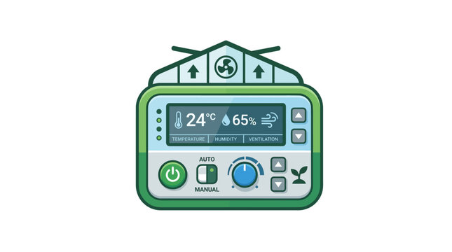Smart home automation control panel device.