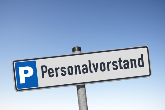 Parkplatz, reserviert f&uuml;r den Personalvorstand