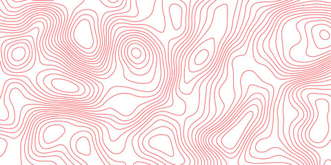 Seamless topography map background with contour curves and elevation lines. abstract terrain relief illustration and geographic cartography pattern design. © Vector Gallery