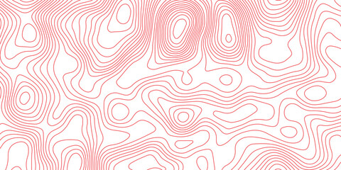 Seamless topography map background with contour curves and elevation lines. abstract terrain relief illustration and geographic cartography pattern design. © Vector Gallery