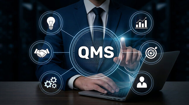 Digital QMS Quality Management System Dashboard for Business Process Excellence