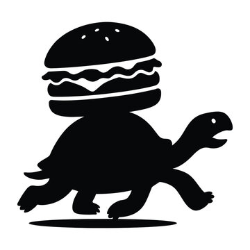 Cute funny turtle cartoon illustration vector character design with cute animal and comic style art in nature theme