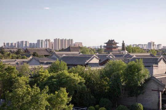 Cityscape of Datong Shanxi Province China