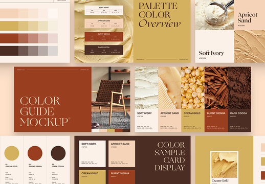 Color Palette Mockup Presentation Template
