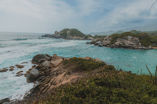 Playas del parque Tayrona de Santa marta.