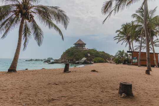Playas del parque Tayrona de Santa marta.
