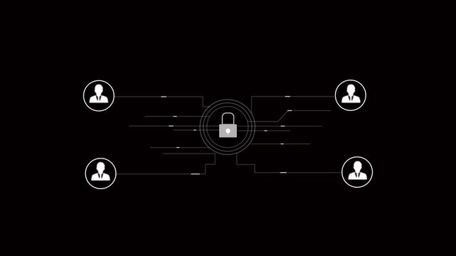 multi-factor authentication, protect data account on internet data security concept, cyber security in two-step verification.
