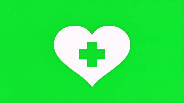 Heart Health Care Symbol Illustration