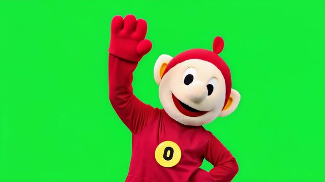 Friendly Health Awareness Mascot Illustration