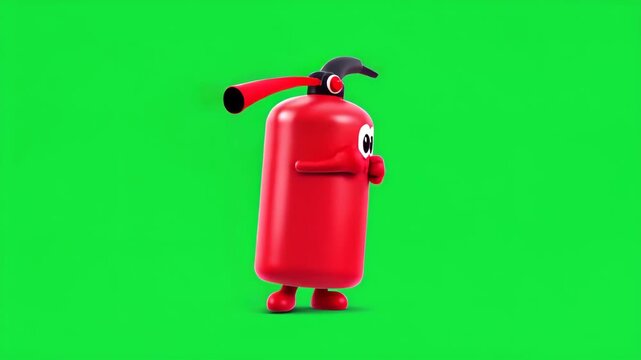 Fire Extinguisher Safety Illustration