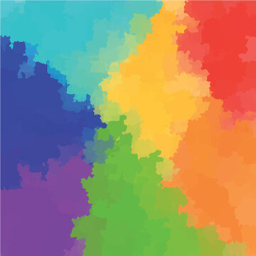 Pride month background colorful (watercolor rianbow)