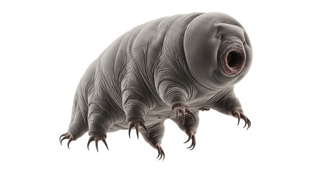 Detailed 3D render of a tardigrade water bear creature