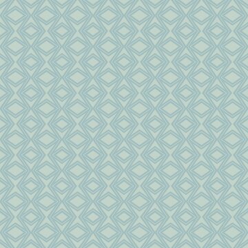 Sage green diamond seamless pattern, abstract geometric argyle shapes vector background