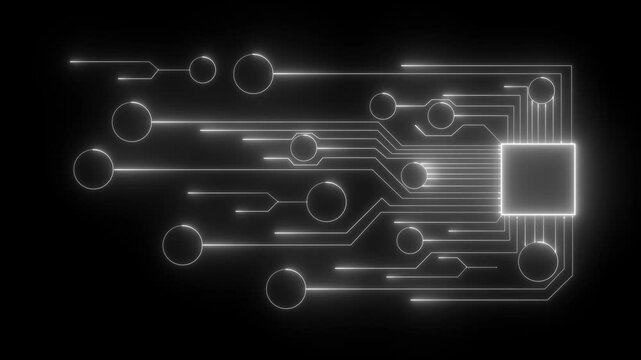Ai tools or neon box. Multi function for Agentic AI technology motion background. Multi agent AI systems, Automate daily Tasks Smart AI solutions improve efficiency, Automate repetitive work