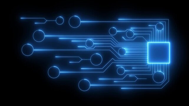 Ai tools or neon box. Multi function for Agentic AI technology motion background. Multi agent AI systems, Automate daily Tasks Smart AI solutions improve efficiency, Automate repetitive work