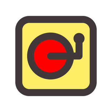 gramaphone Filled Line Icon