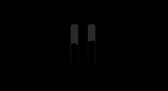 Two black computer mouse devices.