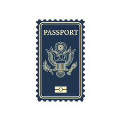 Obraz premium US Passport Official Government Document.