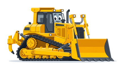 Obraz premium Yellow Bulldozer