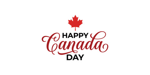 Happy canada day celebration greeting © Ruhina