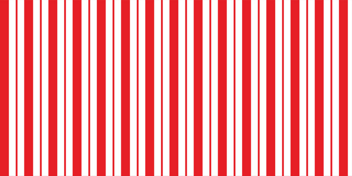 Red stripes on white background. Diagonal lines pattern. Striped diagonal pattern background Christmas or winter theme Geometric pattern. Simple repeat ornament. Vector illustration.