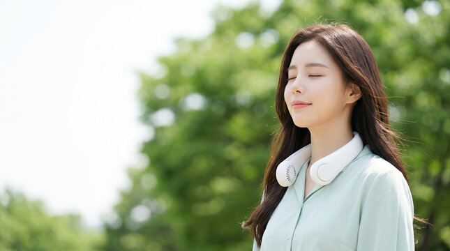 창가에서 명상하는 여성 / Woman Meditating by the Window
