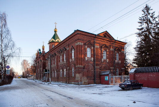 Church of St. Jacob of Borovichi. Holy Spirit St. Jacob of Borovichi Monastery. Borovichi, Novgorod Oblast, Russia