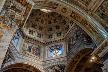 Fototapeta premium Montalto delle Marche. The Co-Cathedral of Santa Maria Assunta and San Vito