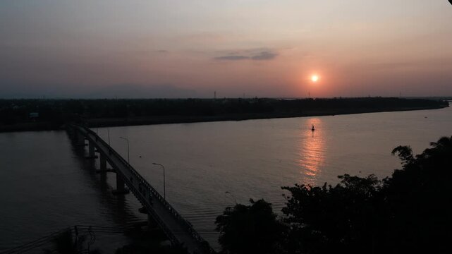 Sunset Over Hoi An Ancient Town, Vietnam