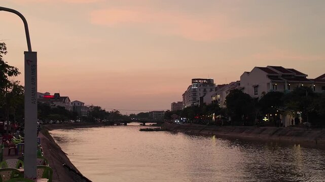 Sunset Over Hoi An Ancient Town, Vietnam