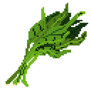 Water Spinach Pixel Art - Pixel Art Sample 1024 x 1024