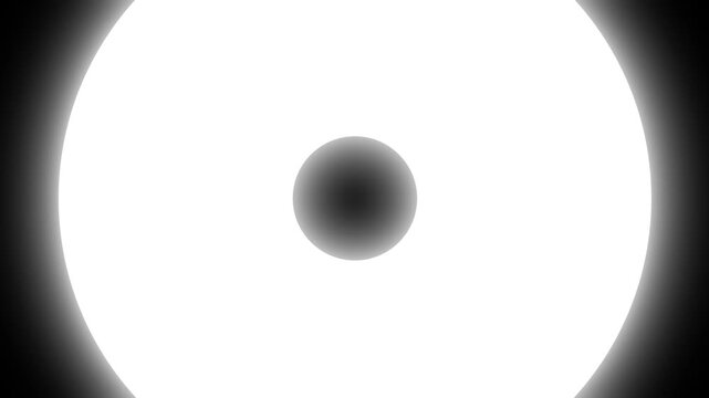 White soft glowing circle shockwave animation with full screen radial explosion transition wipe and transparent alpha channel background overlay for logo reveal loop 4k vfx