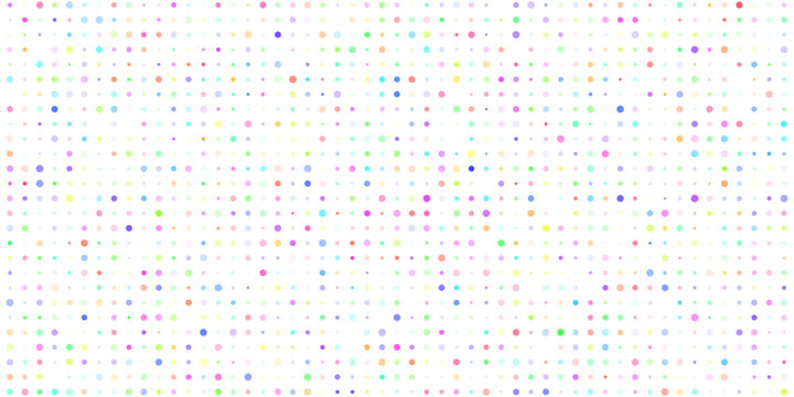 A chaotic mosaic of brightly colored squares in a random pattern with a black border abstract background
