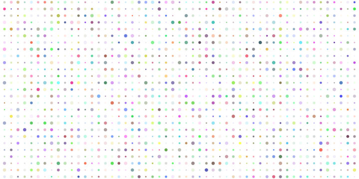 A dense grid of small, rounded squares in a wide spectrum of vibrant and muted colors fills the entire frame