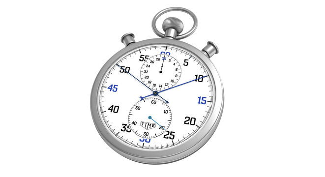 stopwatch isolated