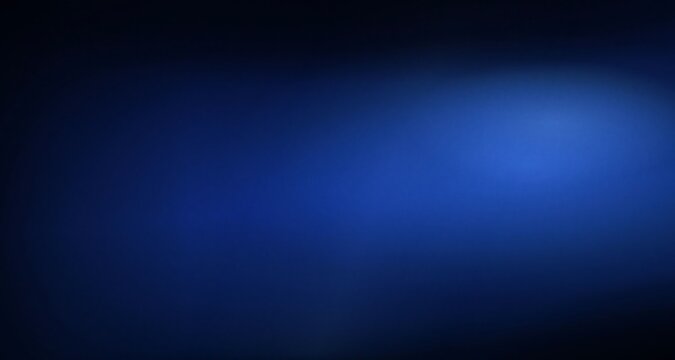 A dark blue background with a bright blue light shining on the right side of the image