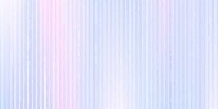 Soft glass ripple gradient in icy pale blue and lavender hues. Delicate reeded texture with frosted distortion effect and minimal vertical blur. Glass texture, vector illustration